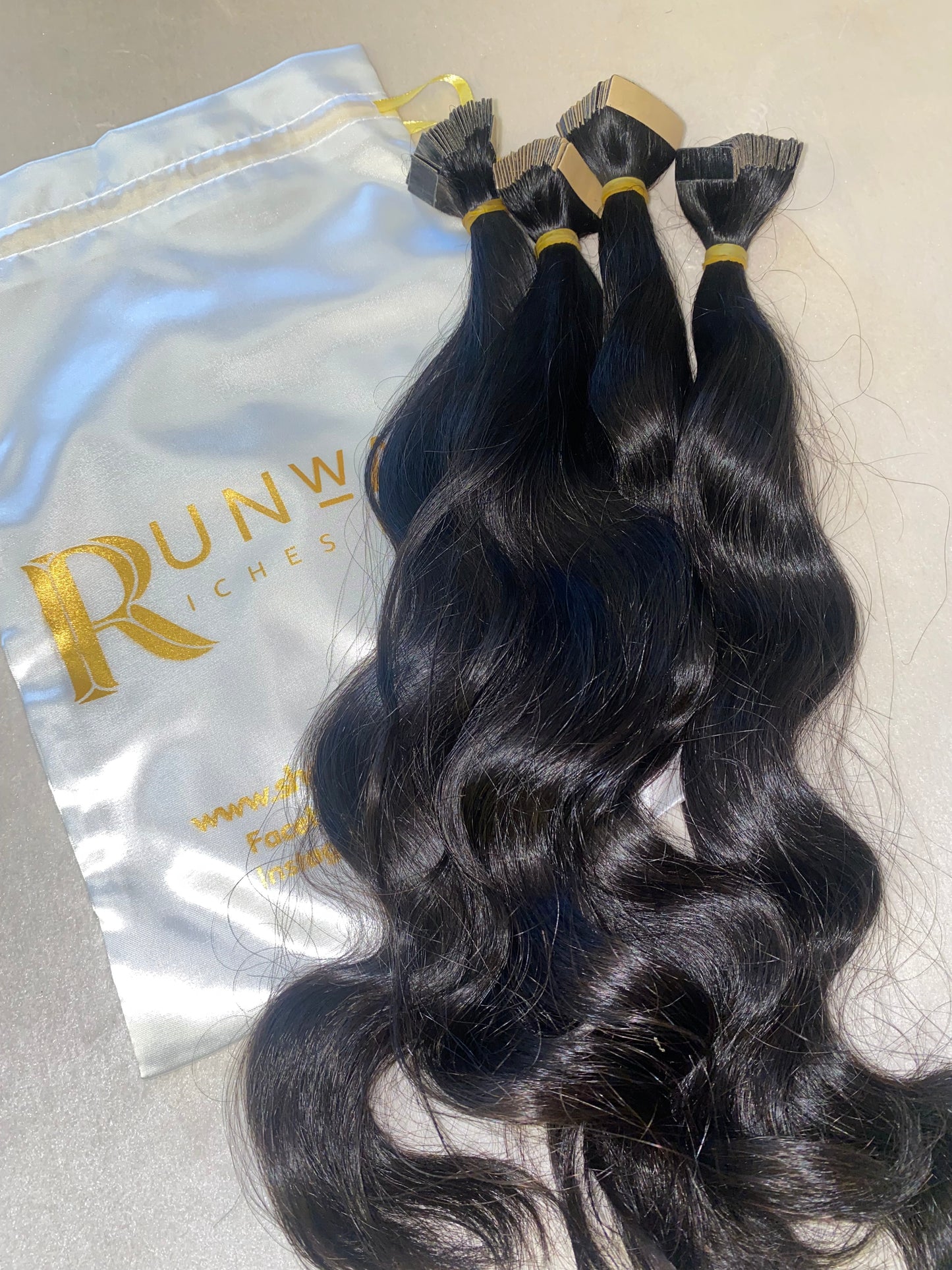 Raw Cambodian Natural Wavy Tape-Ins