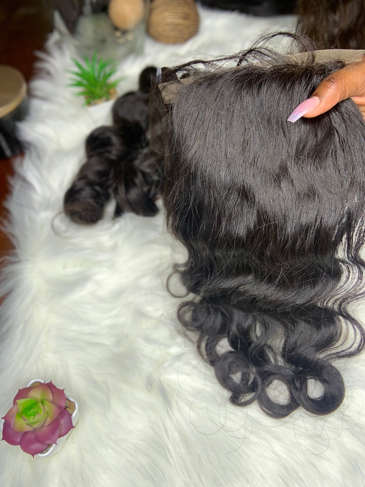 Fermeture en dentelle Loose Wave