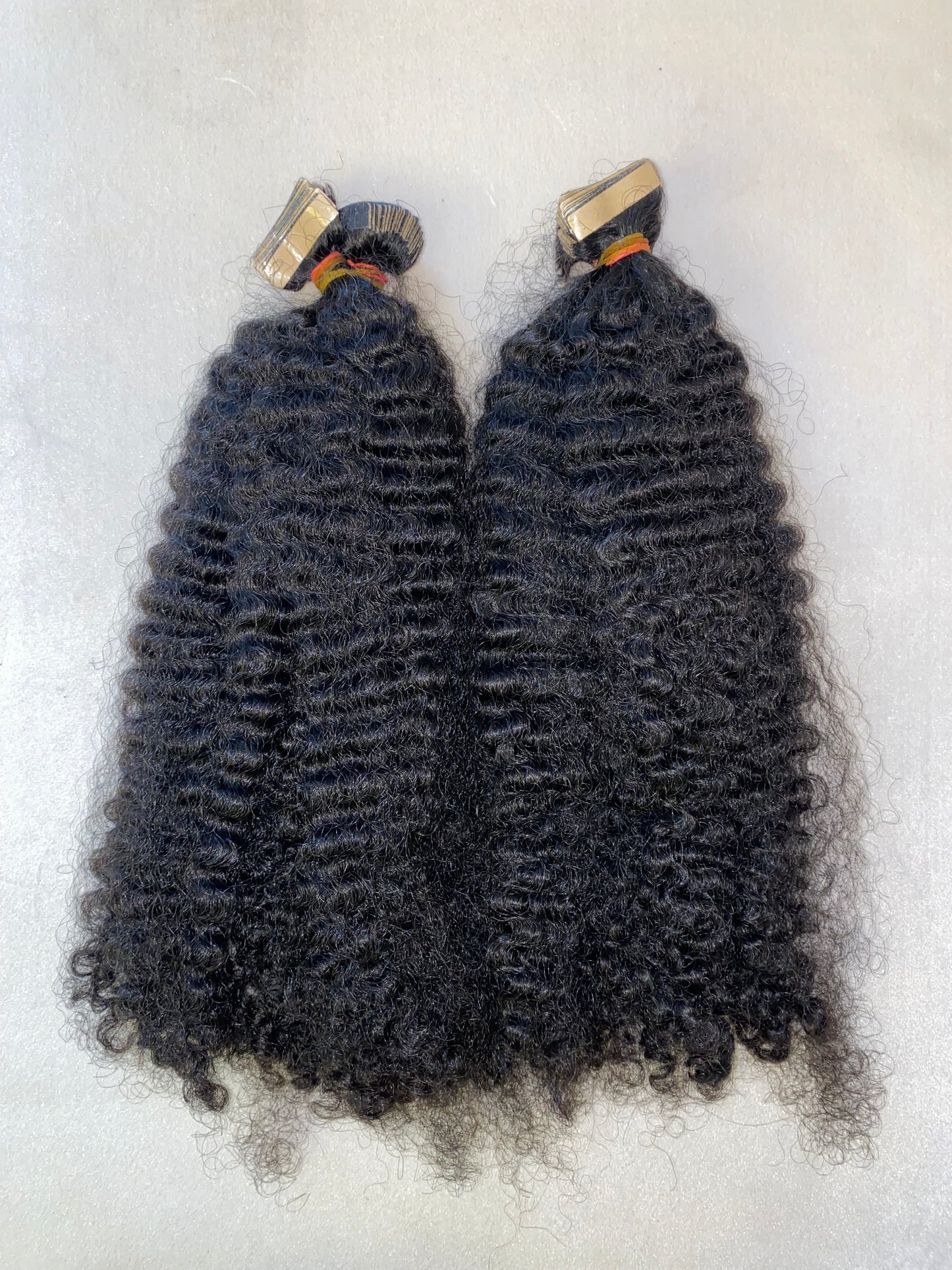 Raw Burmese Kinky Curly Tape-Ins