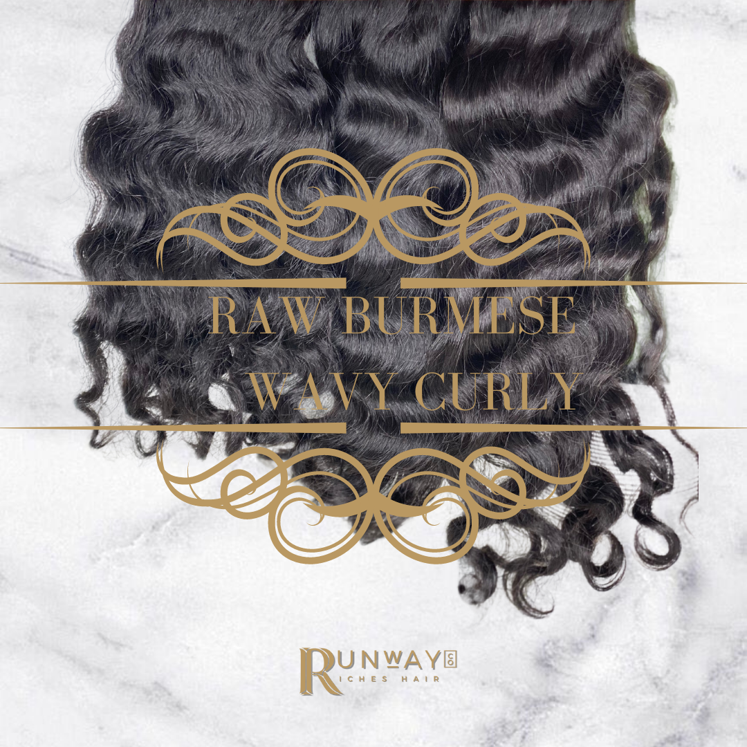 Raw Burmese Wavy Curly