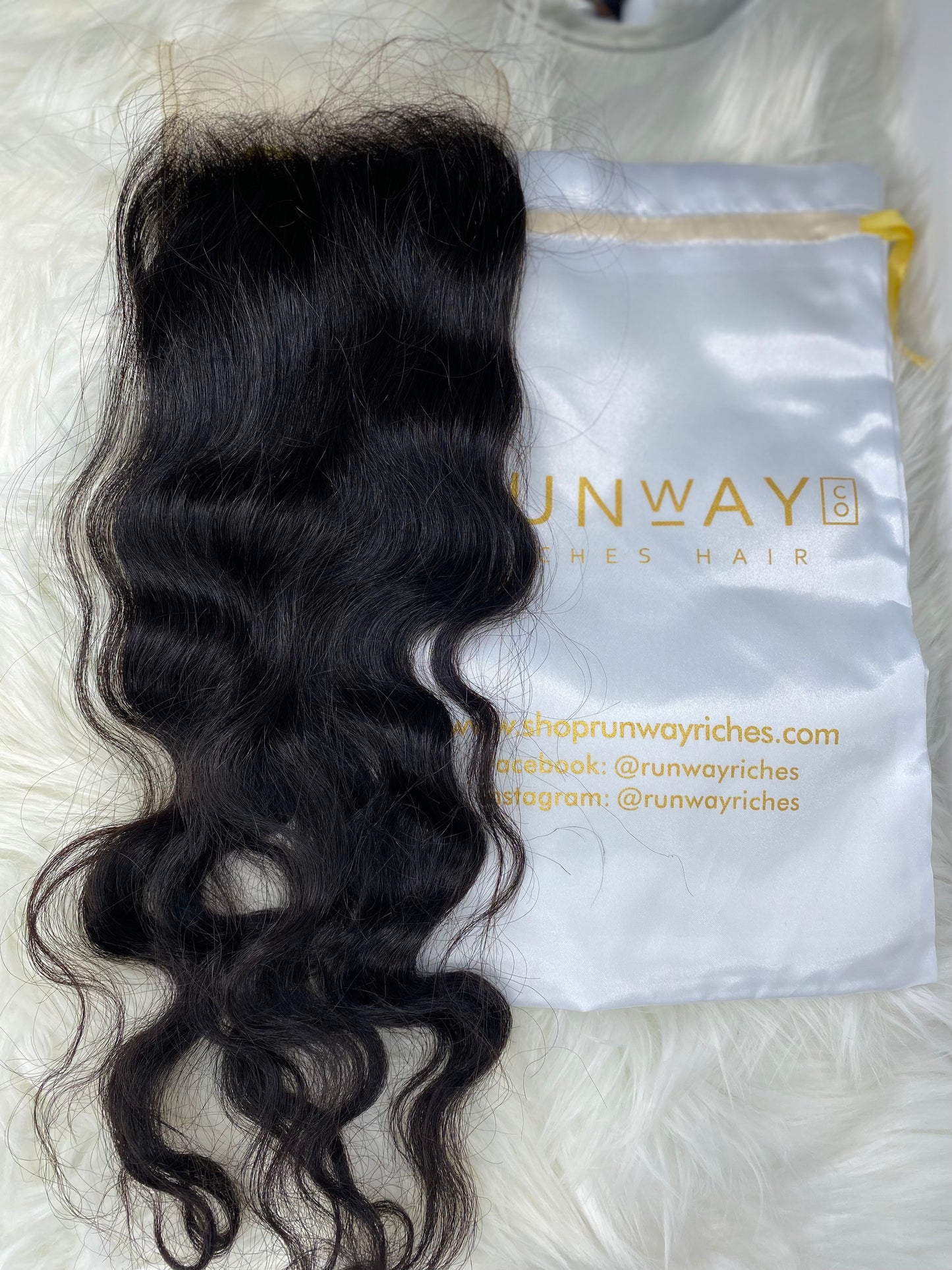 Raw Cambodian Big Waves Lace Closure