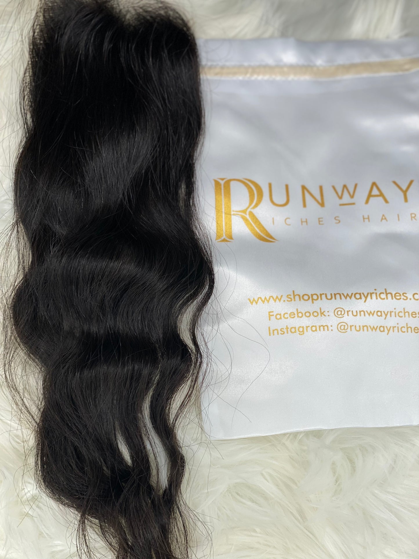Raw Cambodian Big Waves Lace Closure