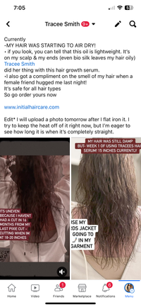 Aceite para el crecimiento del cabello Mega inicial