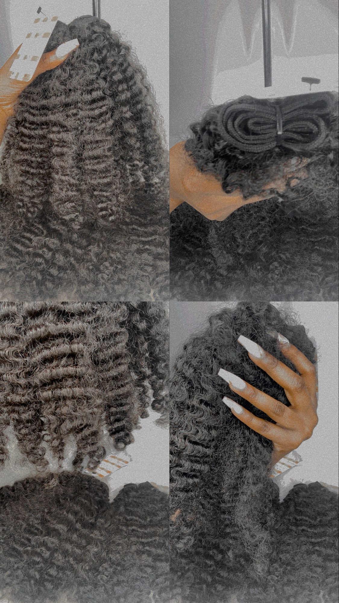 Raw Burmese Kinky Curly