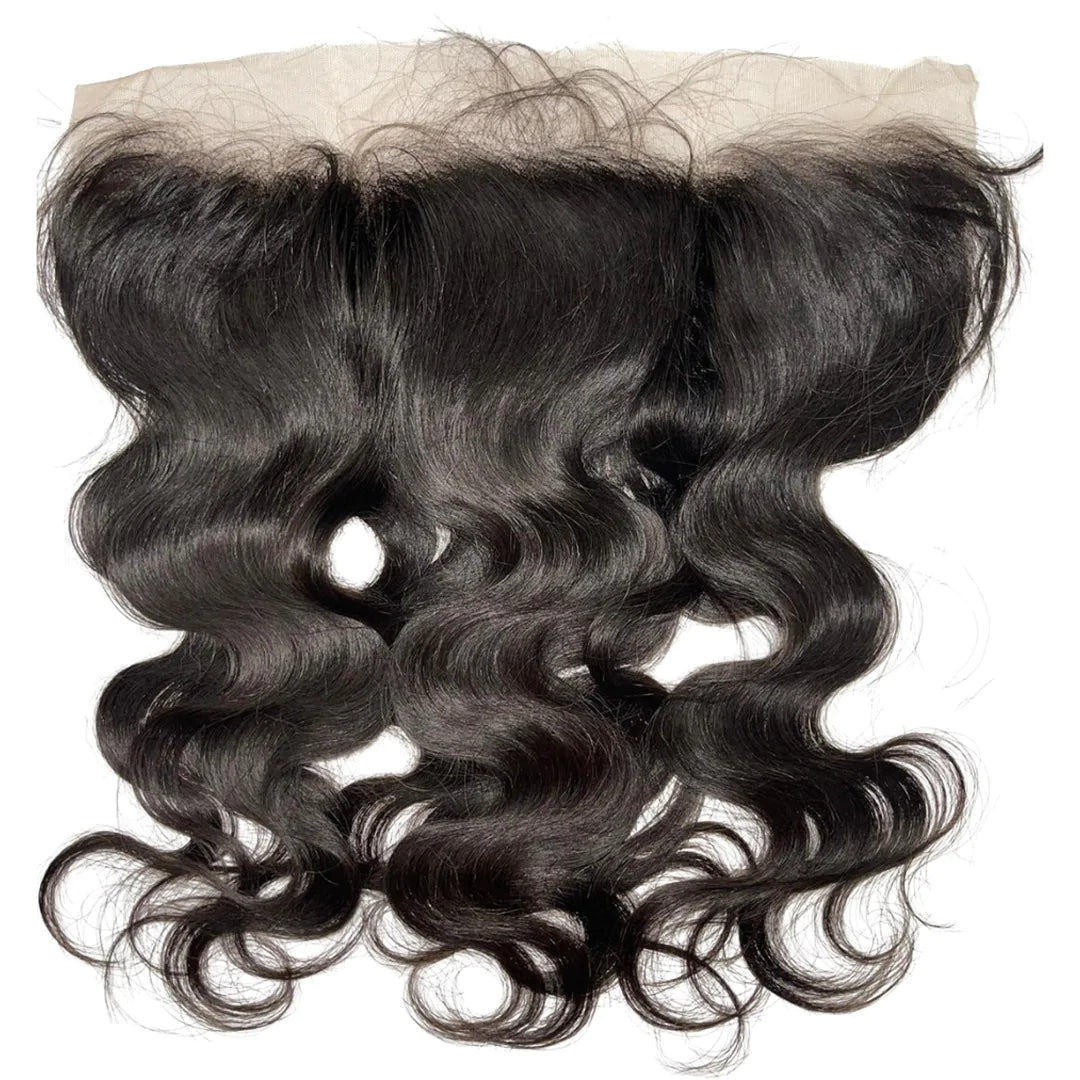 Frontal de encaje con ondas corporales