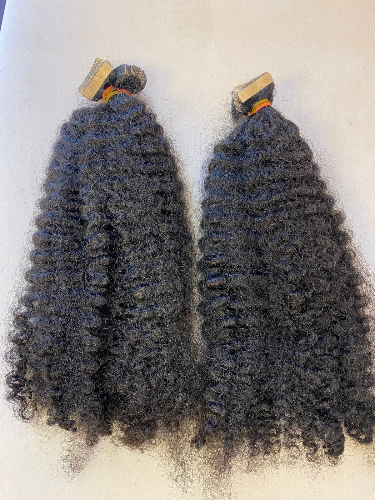 Raw Burmese Kinky Curly Tape-Ins