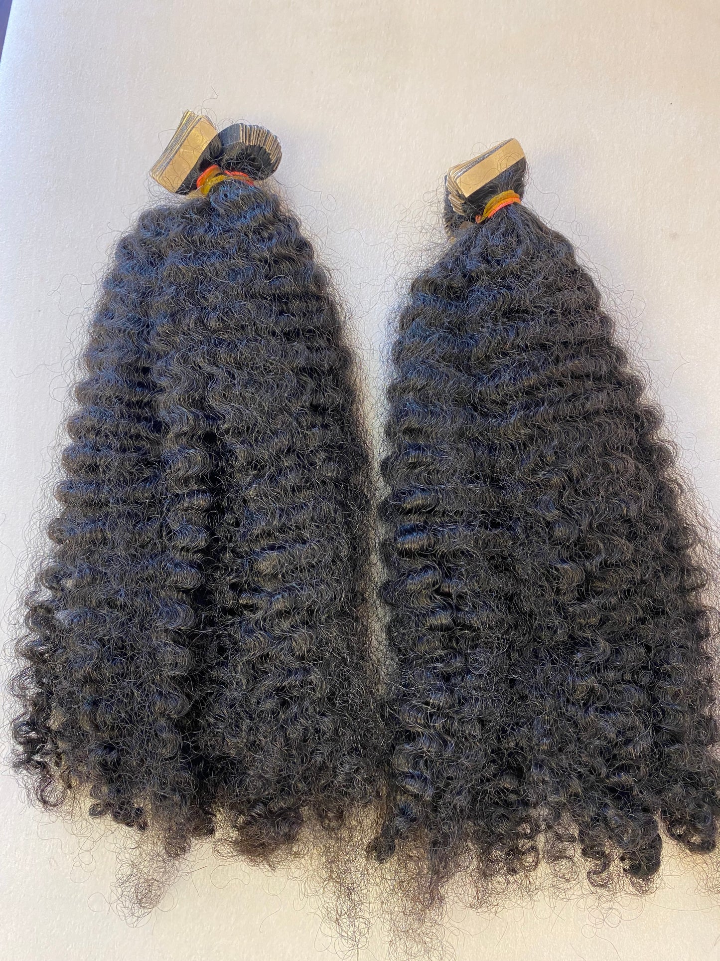 Raw Burmese Kinky Curly Tape-Ins