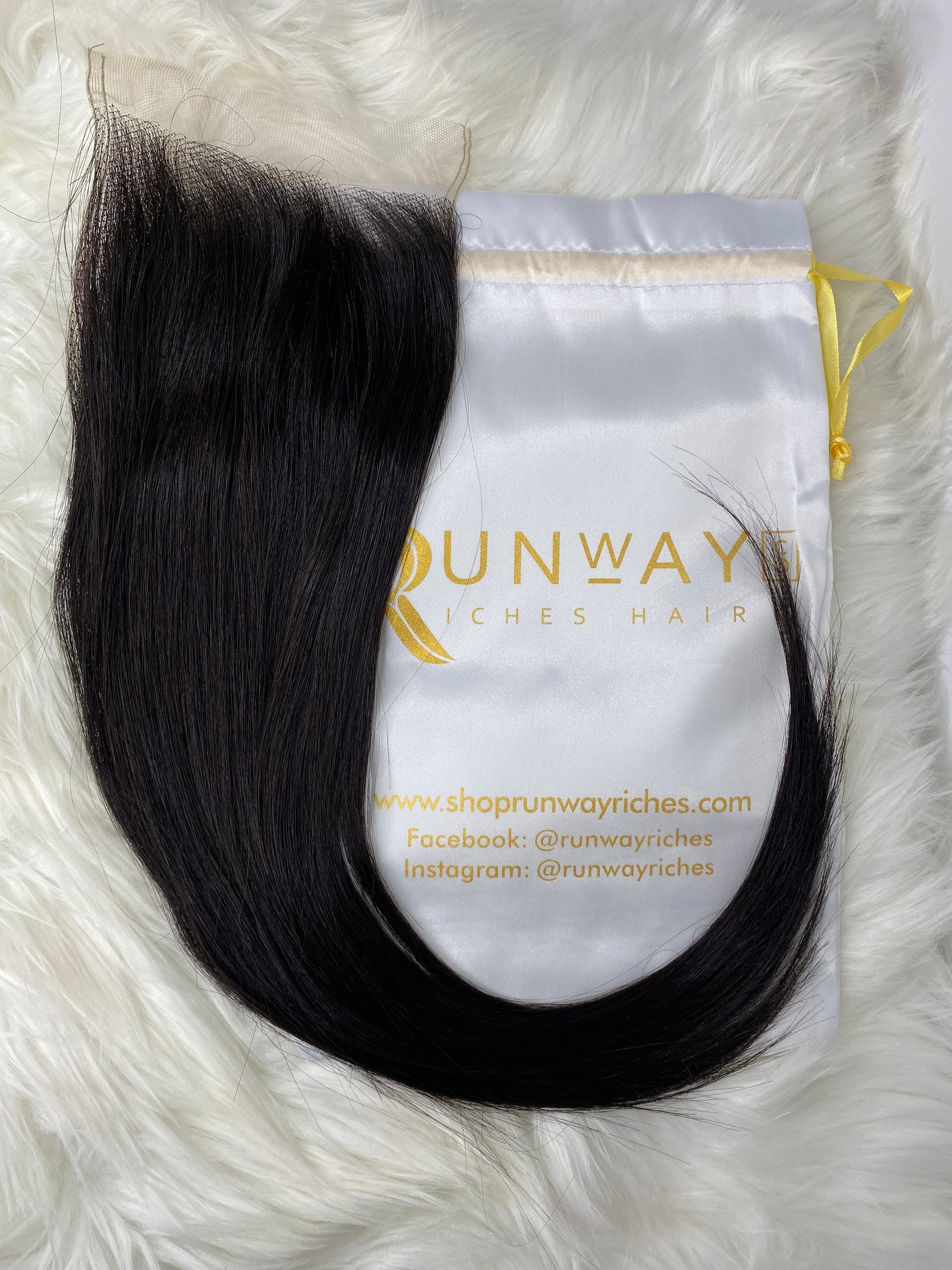 Raw Cambodian Straight Lace Closure