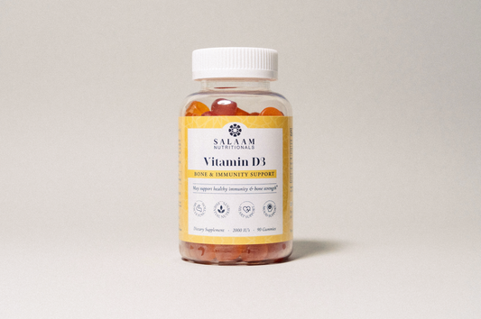 Halal Vitamin D3 2000 IU Gummies - 90 Count