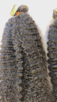 Raw Burmese Kinky Curly Tape-Ins
