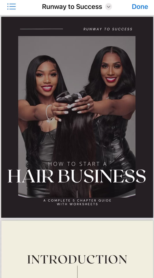 “Runway to Success” Guide to Selling Hair